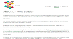 Desktop Screenshot of amybaeder.com